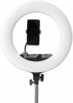 Caruba RGB Round Vlogger 18 inch LED set met tas   White