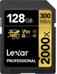 LEXAR PRO 2000X SDHC/SDXC UHS-II U3(V90) R300/W260 (W/O CARDREADER) 128GB