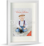 Photo frame 3D 21x29,7 white