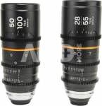 Laowa Nanomorph S35 Zoom 2 Lens&Acirc; Bundle &Acirc; (28 55mm, 50 100mm) (Amber) Arri PL