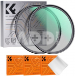 K&F Concept K&F 72MM K Series Black Mist Filter Kit 1/4+1/8+3pc cleaning cloths