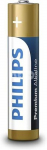 1x4 Philips Premium Alkaline AAA Batterie