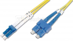 Digitus FO Patch Cord, Duplex, LC to SC SM OS2 09/125 &micro;, 3 m