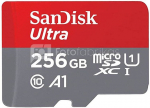 SanDisk Ultra Lite microSDXC Ad. 256GB 100MB/s SDSQUNR-256G-GN6TA