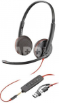 POLY Blackwire 3225 USB-C/A Headset+3,5mm 8X229A
