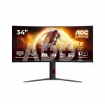 AOC Monitor CU34G4 34 inches 180Hz Curved VA HDMIx2 DP HAS