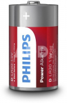 Philips Batteries Power Alkaline D 2pcs blister (LR20)