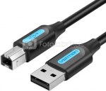 Vention cable USB 2.0 A to B COQBI 3m (black)