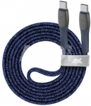 CABLE USB-C TO USB-C 1.2M/BLUE PS6105 BL12 RIVACASE