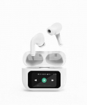HEADSET BLUETOOTH/WHITE TWS-LCD-ANC-01-W GEMBIRD