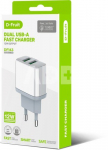 D-Fruit charger 12W 2xUSB-A DF143