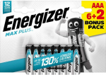 Energizer battery Max Plus Alkaline AAA CHP8 6+2