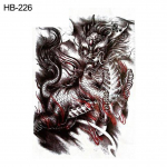 Lahe Tiger Lion Dragon Arm &Otilde;la veekindel ajutine v&otilde;ltsitud t&auml;toveeringu kleebis HB-724