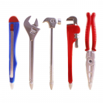 Simulatsioon Riistvara T&ouml;&ouml;riistad Vise K&auml;sinuga Nuga Haamer Creative Pastapliiatsid Kvaliteetne pliiats Caneta Pipe wrench