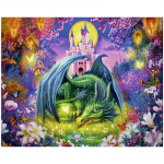 5D Teemantmaal Ristpistes Teemanttikandid Maalid numbri j&auml;rgi K&auml;sit&ouml;&ouml; Lastetuba 20X30CM