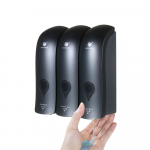 CHUANGDIAN manuaalne seebi dosaator, 3 kambriga x 300 ml/ 10,2 untsi seinale kinnitatav vedel&scaron;ampoonikarbis du&scaron;&scaron;