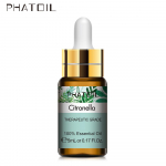 PHATOIL 5ml/10ml/15ml/30ml/100ml Citronella eeterlikud &otilde;lid aroomiteraapia hajutitele nahahooldus massaažil&otilde;hnad looduslik vees lahustuv &otilde;li Citronella-5ml+Dropper