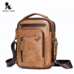 LAOSHIZI ehtsast nahast meeste Crossbody &otilde;lakott Vintage veisenahast messenger kott meestele v&auml;ike vabaaja k&auml;ekott pruun