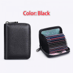 UUS 2025. aasta ehtsast nahast krediitkaardi rahakott meestele ja naistele, moodne ID-kaardi hoidja, Walet &otilde;huke v&auml;ike visiitkaardi hoidja kott must