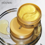 HOUMAI Lady 24K Gold Eye Patch silma&uuml;mbruse kortse parandav silmahooldus niisutav silmamaski plaaster 60pcs kuld