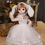 30 cm mini liigutatav nukk, t&uuml;drukute m&auml;nguasi, 3D suurte silmadega komplektid, kleidid, kollektsioon, kingitus lastele nukule