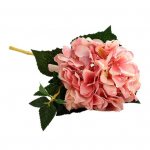 1 tk kunstlik hortensia pleekimiskindel realistlik erksav&auml;rviline fotograafia aksessuaar Kunstsiidist lill pulmadeks heleroosa v&auml;rv