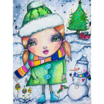 5D DIY teemantmaalimise komplekt multifilmi v&auml;ike t&uuml;druk printsess t&auml;isruudu ja &uuml;mmarguse tikandiga mosaiikristpistes v&auml;rvim&uuml;&uuml;k Kodukaunistus Full Round 20x25CM