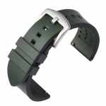 Kiirkinnitusega kellarihm 18mm 19mm 20mm 21mm 22mm 24mm silikoonkummist rihm Pruun oranž must veekindel 20mm