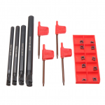 Metallist treipingi t&ouml;&ouml;riistakomplekt 4 tk S07K/ S08K/ S10K/ S12M-SCLCR06 puurimislatid 10 tk CCMT060204 mitmev&auml;rviline