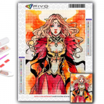 5D teemantmaal T&auml;ielik teemantlillede ja t&uuml;drukute teemantmaaling K&auml;sitsi valmistatud teemantmosaiikmaal Kodukaunistus Full Round 20X30CM