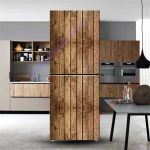 3D puidust kleebis k&uuml;lmiku vin&uuml;&uuml;lk&uuml;lmiku kleebisega uksekate T&auml;ielik isekleepuv tapeet s&uuml;gavk&uuml;lmiku dekoratiivkile kohandatud kleebis 60x150cm(1pcs)