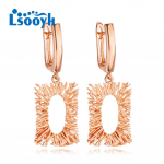 LSOOYH Clip K&otilde;rvar&otilde;ngad Mood Rose Gold V&auml;rvi K&otilde;rvar&otilde;ngad Naistele Geomeetria &Otilde;&otilde;nes Tilgar&otilde;ngas K&otilde;rvar&otilde;ngad Ehted A
