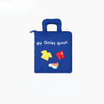 1-aastased beebiraamatud &Otilde;ppehariduslikud m&auml;nguasjad lastele 3D vaiksest riidest tegevuste raamat v&auml;ikelastele 2 aasta kingitused sinine