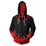 Mood Harajuku Anime T&otilde;mblukuga Meeste kapuuts 3D Prinditud vabaaja kapuutsid Multikad Naljakad T&auml;navar&otilde;ivad Pusad Pusa topid 6XL