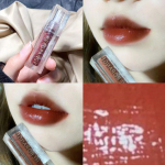 HER ORANGE Ice Flower huuleglasuur Stone Aqua Mirror Glass Lip Nectar Sense huulel&auml;ige huulepulk naistele 01