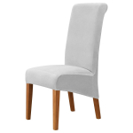 K&otilde;rge seljatoe tooli kate Silver Fox sametkangast veniv tooli katted koduse s&ouml;&ouml;gitoa pulmahotelli banketi spandex 4pcs