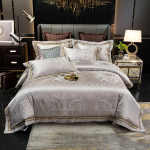 15 v&auml;rvi kvaliteetseid puuvillaseid voodilinu Tekikomplektid Neljaosaline pulmapesu Jacquard voodilinad pluss puuvillane voodikate 2.0m bed