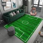 3D jalgpalliv&auml;ljaku kate elutoa jaoks Pehme p&otilde;randamatt, mikrokiust suur vaip 160x200cm 1pcs