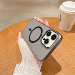 Luksuslik Kvaliteetne Magnetic Suction Juhtmeta laadimine h&auml;rmas pooll&auml;bilaskev telefoni&uuml;mbris Sobib iPhone 14 13 12 11 Pro Max kukkumisvastaste &uuml;mbristega iPhone 14 Pro Max must