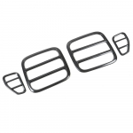 Auto metallist tagumised tagatuled tagatulede dekoratiivkate Trimmi tagatulede kaitsekate Jeep Renegade 2016 up, must must