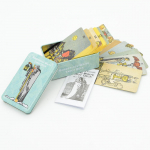 Tarom&auml;ng Kaardim&auml;ng Waite Iron Box Tarot &Uuml;likond Kaardilauam&auml;ng Pronks Oracle Card Party Mitme m&auml;ngijaga vabaajam&auml;ng 10*6*4cm
