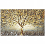 Kuldne elupuu &otilde;limaali plakat ja prindid l&otilde;uendile Abstraktse kunsti pildid Moodne seinakunst kodu elutoa kaunistamiseks 20x40cm