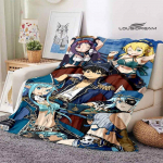 Sword Art Online Multifilmi tekk lastele soe ilus flanell pehme mugav tekk kodu reisitekk s&uuml;nnip&auml;evakingitus 75x90cm