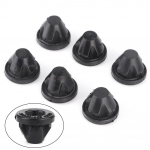 6 tk Mootorikaane l&auml;bim&otilde;&otilde;t must mootorikaane tihend kummist