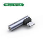 QGeeM USB C TO 3,5 mm pistikupesaga helik&otilde;rvaklappide adapter Xiaomi Mi 11 Oneplus 8 Pro Huawei P30 mobiiltelefonide C-t&uuml;&uuml;pi muundurite jaoks type c to 3.5 hall