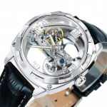 Forsining Business Casual Fashion meeste k&auml;ekell veekindel Tourbillon Machinery
