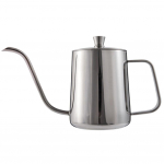 304 roostevabast terasest kohvikannud 350 ml / 600 ml kitsa tilaga Silver 350ML