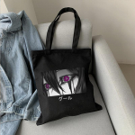 Harajuku Y2k Anime Cartoon l&otilde;uendist kott Naiste kott mahukas Jaapani vabaaja ostukott Hip hop gooti naiste &otilde;lakott 24*26cm must