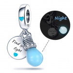 925 Sterling h&otilde;bedane &otilde;nne s&uuml;nnip&auml;evaks amuletid randmekell helmed ripatsiga k&auml;ev&otilde;ru kaelakee isetehtud naistele kingitus