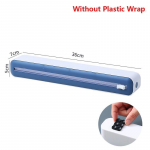 2in1 plastikust &uuml;mbrise dosaator toidukile jaoturi l&otilde;ikur Saran &uuml;mbrise dosaator alumiiniumfooliumist p&auml;rgamendipaberi pihusti k&ouml;&ouml;git&ouml;&ouml;riist must
